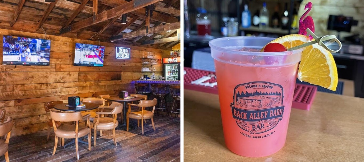 Back Alley Barn "Saluda's Tavern"